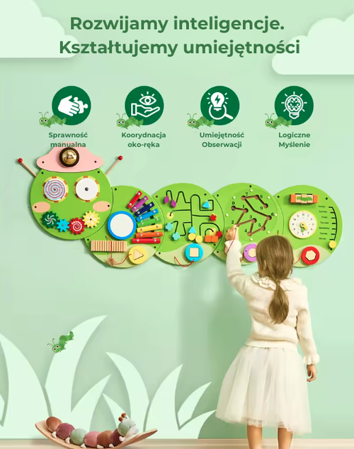 Grovly Tablica Ścienna - Gąsienica