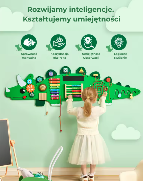 Grovly Tablica Ścienna - Dinozaur